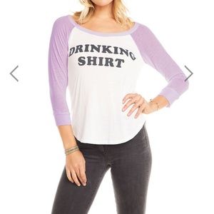 New chaser brand drinking shirt size small